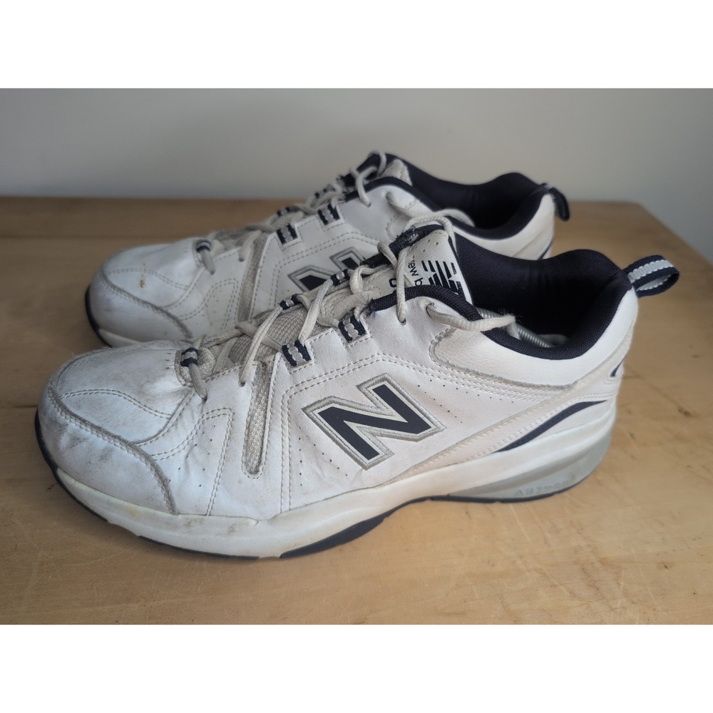 New Balance 608 Men's SZ 12 4E White/Navy  MX608WN5 Athletic Sneaker EUC